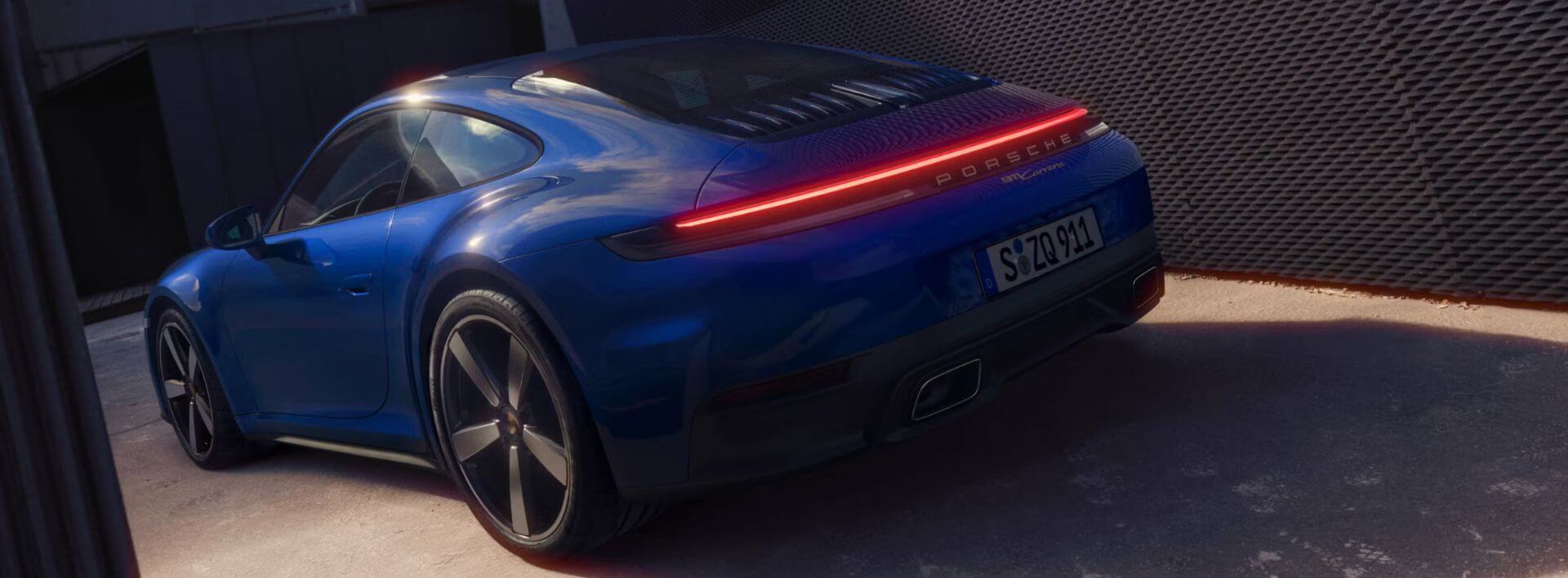 Hero image for Porsche vehicles.